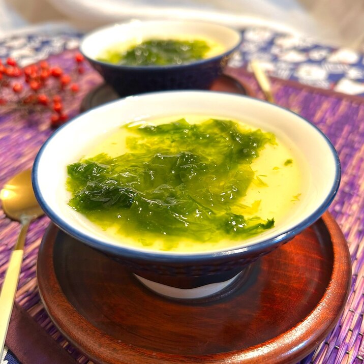 ☆★磯の香り♪あおさ海苔餡の具なし茶碗蒸し★☆